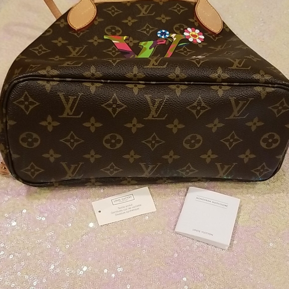 ๐HOST PICK๐ Louis Vuitton Takashi Murakami Neverfull - Picture 10 of 16